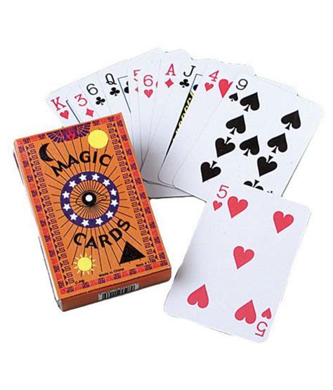 Compact magical playing cards